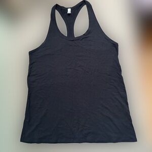 Lululemon Black Racerback Work Out Tank Size 12